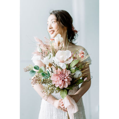 【造花】オーダーメイドブーケ 全国配送可 【結婚式 フラワー 造花 ブーケ ブートニア オーダーメイド】
