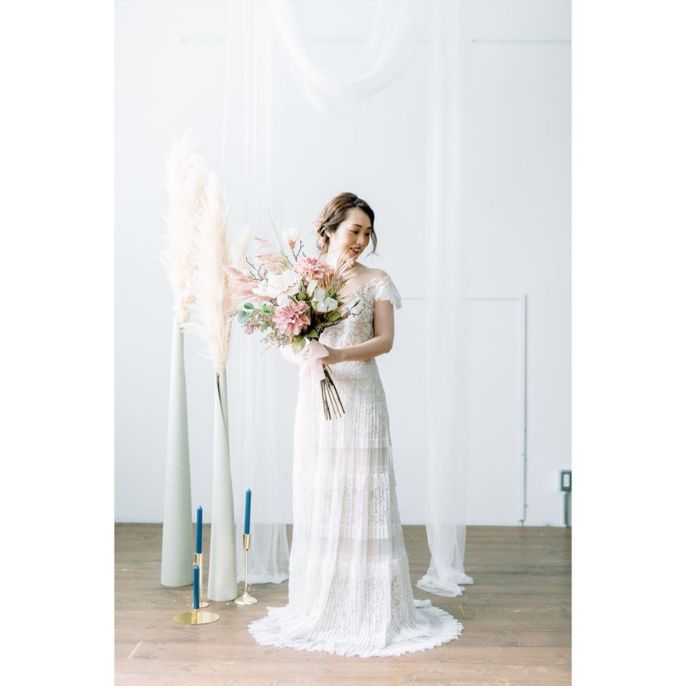 【造花】オーダーメイドブーケ 全国配送可 【結婚式 フラワー 造花 ブーケ ブートニア オーダーメイド】