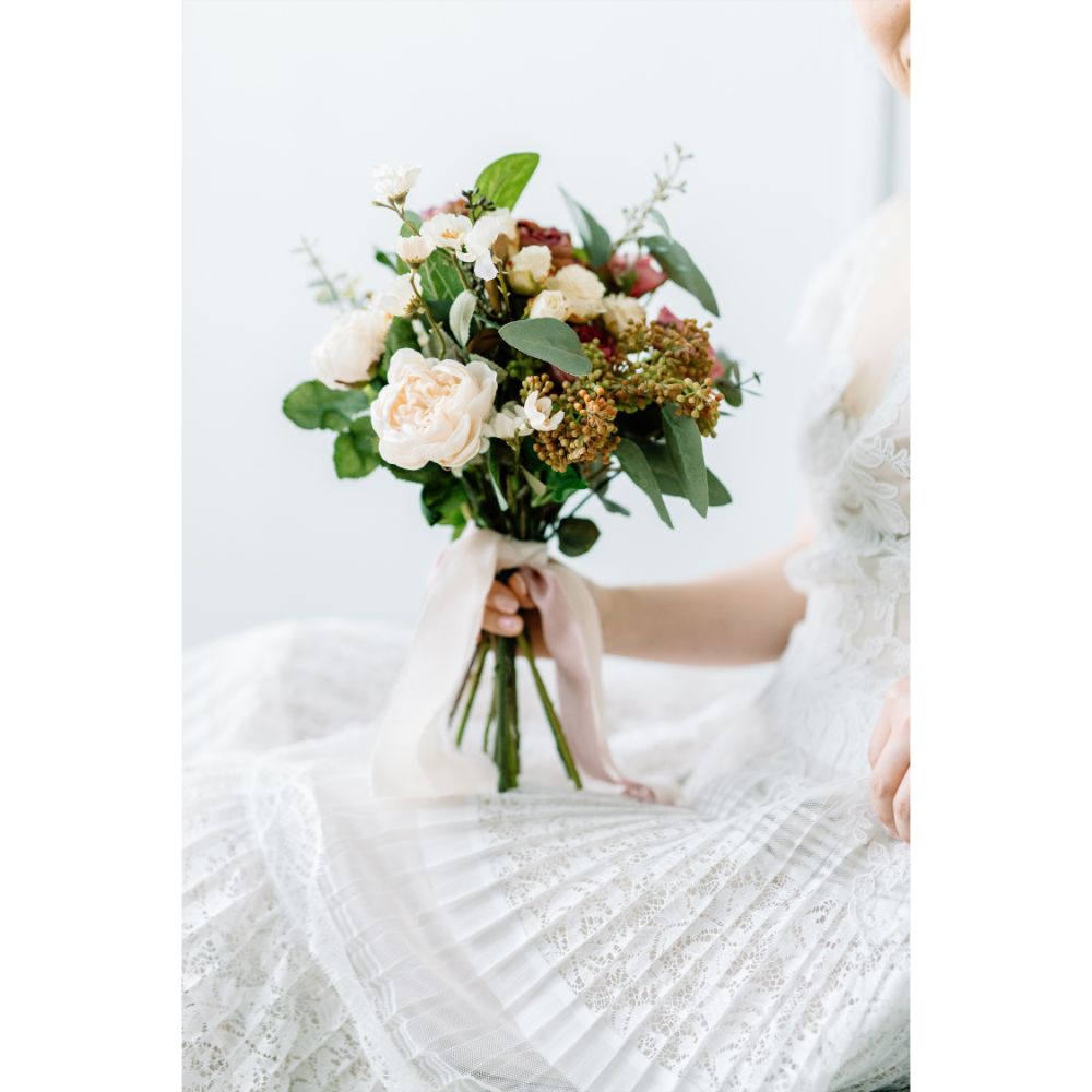 【造花】オーダーメイドブーケ 全国配送可 【結婚式 フラワー 造花 ブーケ ブートニア オーダーメイド】