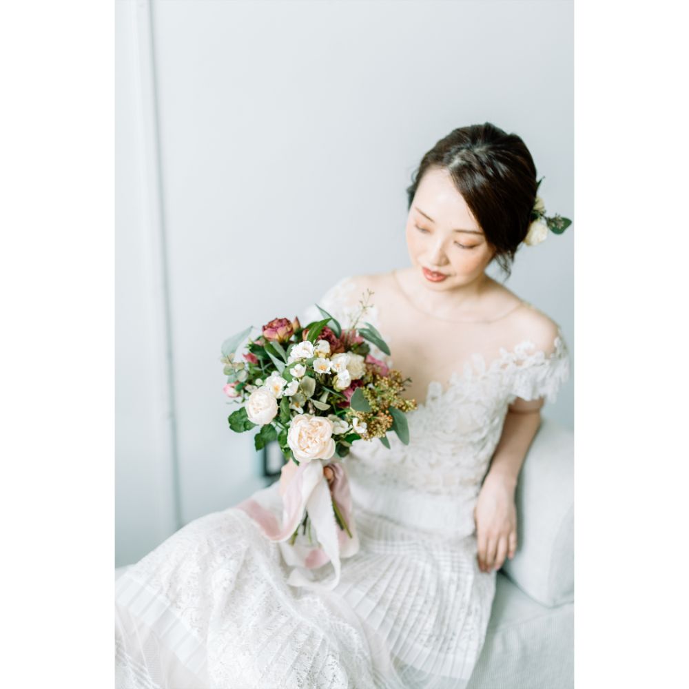【造花】オーダーメイドブーケ 全国配送可 【結婚式 フラワー 造花 ブーケ ブートニア オーダーメイド】