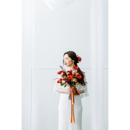 【造花】オーダーメイドブーケ 全国配送可 【結婚式 フラワー 造花 ブーケ ブートニア オーダーメイド】