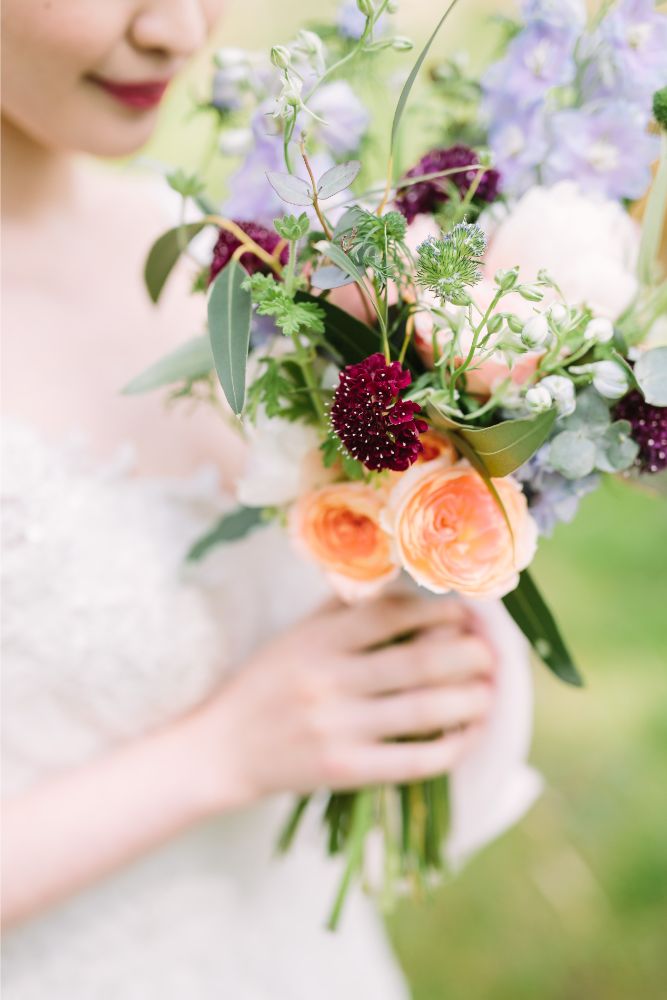 【生花】大人のナチュラルブーケ 【結婚式 フラワー 生花 ブーケ ブートニア】