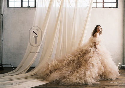 ST0008 beige【結婚式 カラードレス レンタル】