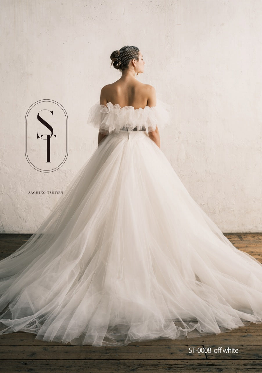 ST0008 offwhite【ウェディングドレス レンタル】 – 結婚式準備サイト