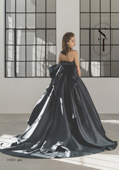 ST0014 gray【結婚式 カラードレス レンタル】