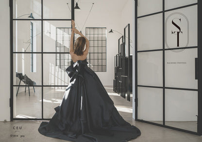 ST0014 gray【結婚式 カラードレス レンタル】