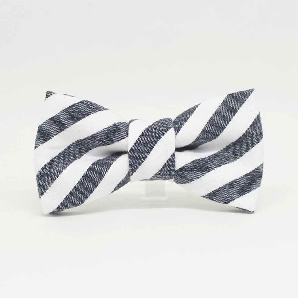 【kids】ストライプ黒 【結婚式 キッズ こども 蝶ネクタイ】