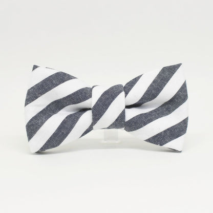 【kids】ストライプ黒 【結婚式 キッズ こども 蝶ネクタイ】