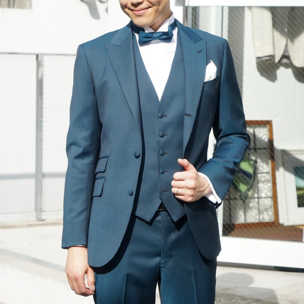 【オーダーメイド ウェディングスーツ】TAGARU 結婚式 タキシード ブルー 【結婚式 タキシード オーダーメイド】