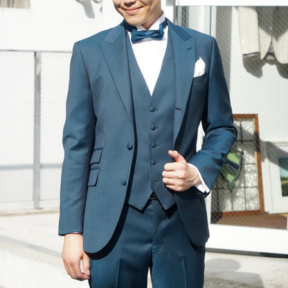 【オーダーメイド ウェディングスーツ】TAGARU 結婚式 タキシード ブルー 【結婚式 タキシード オーダーメイド】