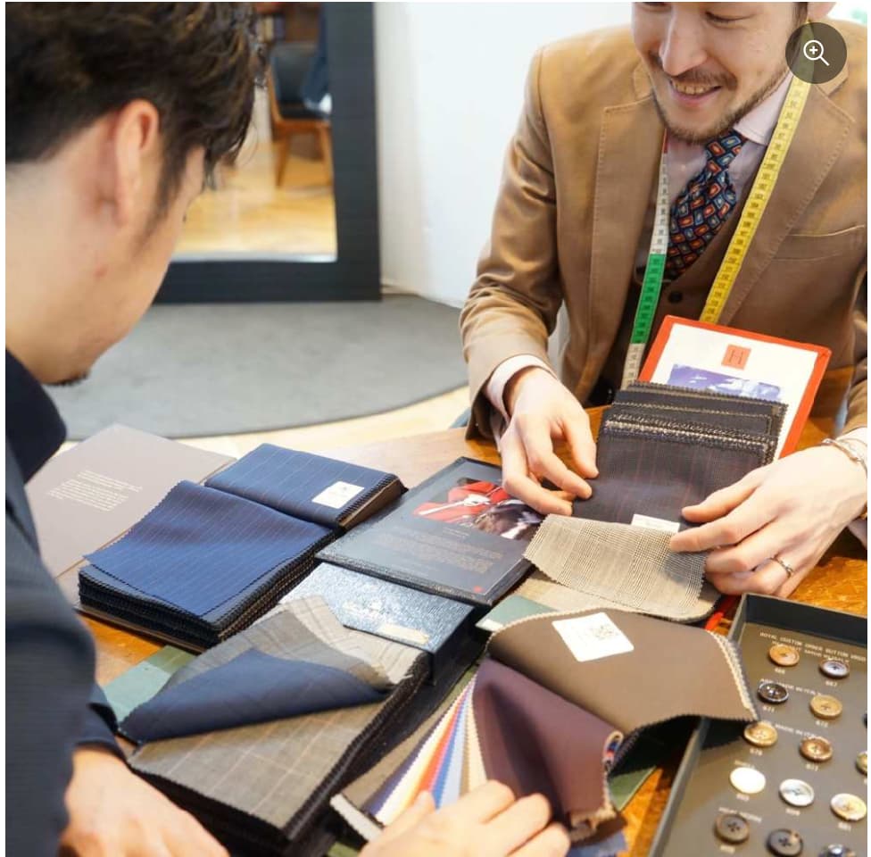 パーティー用 ブラウン系オーダースーツ 国産生地 【結婚式 タキシード オーダーメイド】