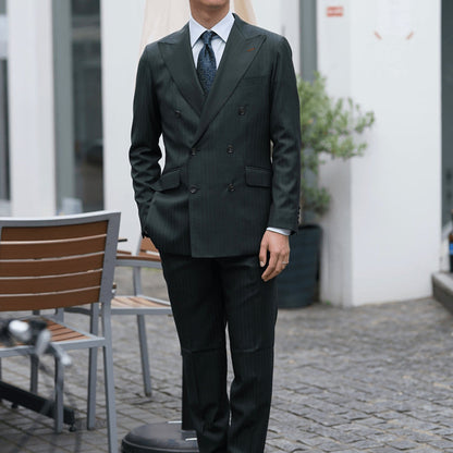 2次会用 グリーン系オーダータキシード国産生地 【結婚式 タキシード オーダーメイド】