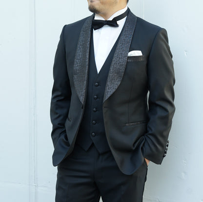 拝絹地 色柄カスタムオーダータキシード【結婚式 タキシード オーダーメイド】