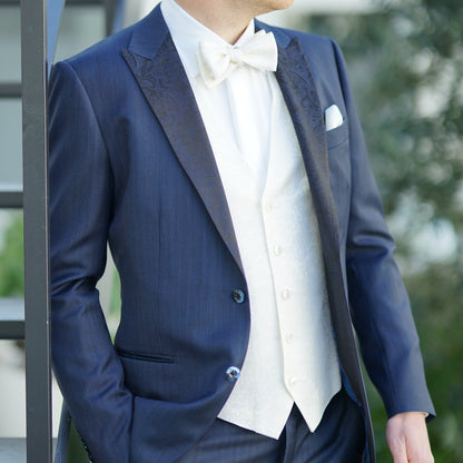 拝絹地 色柄カスタムオーダータキシード【結婚式 タキシード オーダーメイド】