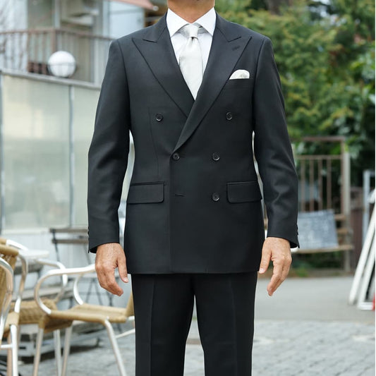 親族用ブラック系スーツ 【結婚式 オーダーメイド】