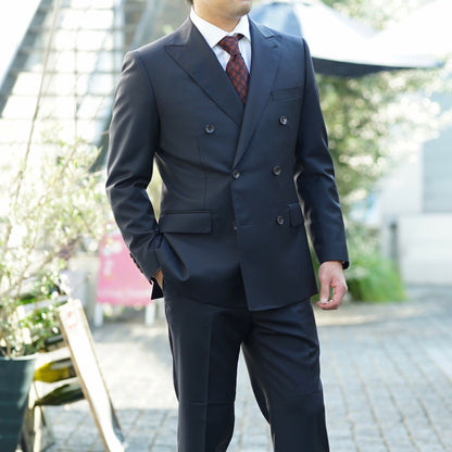 親族用ブラック系スーツ 【結婚式 オーダーメイド】