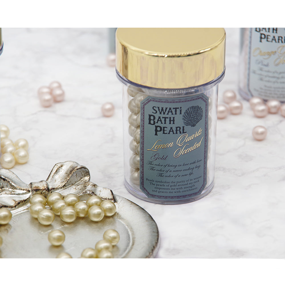 SWATi BATH PEARL GOLD (M) 入浴剤 レモンクォーツ 【結婚式 引き出物 ギフト】