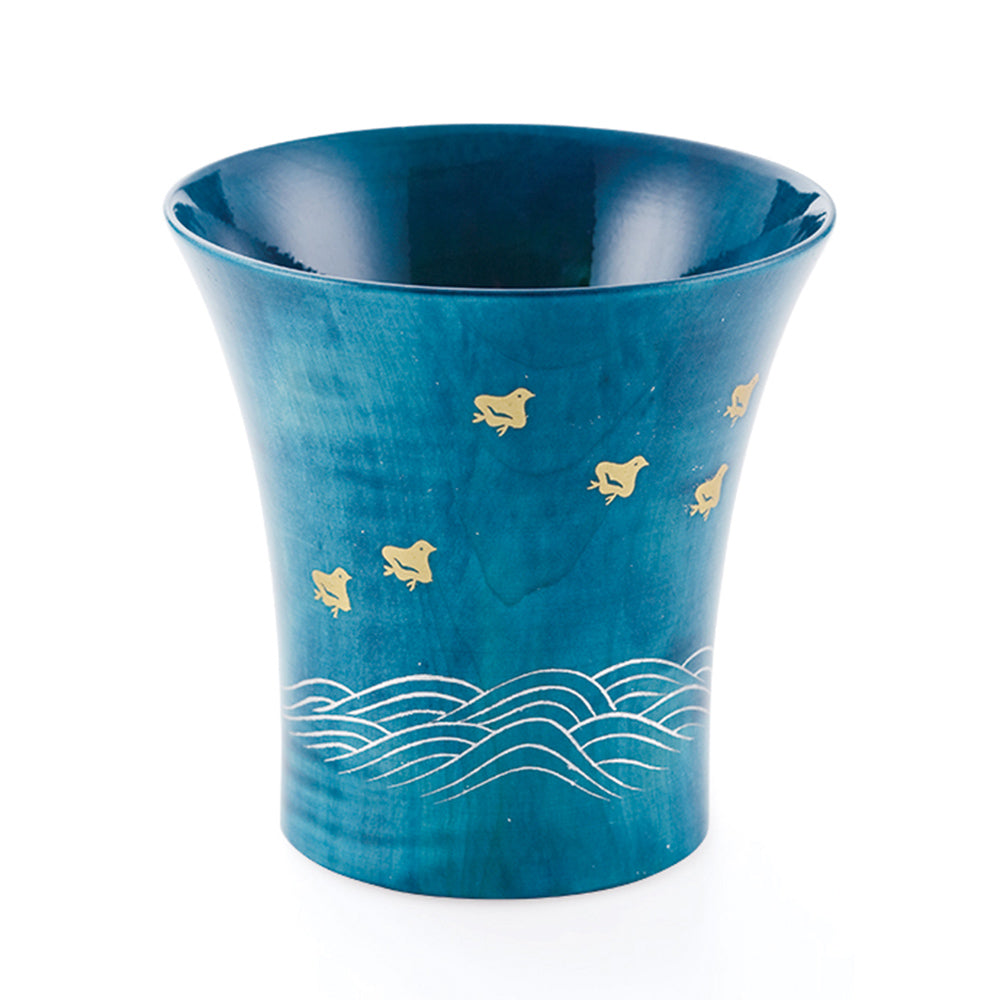 Cool cup Colorful ブルー 波千鳥 【結婚式 ギフト 引き出物 食器類】