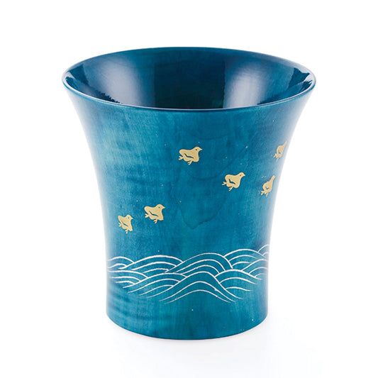 Cool cup Colorful ブルー 波千鳥 【結婚式 ギフト 引き出物 食器類】