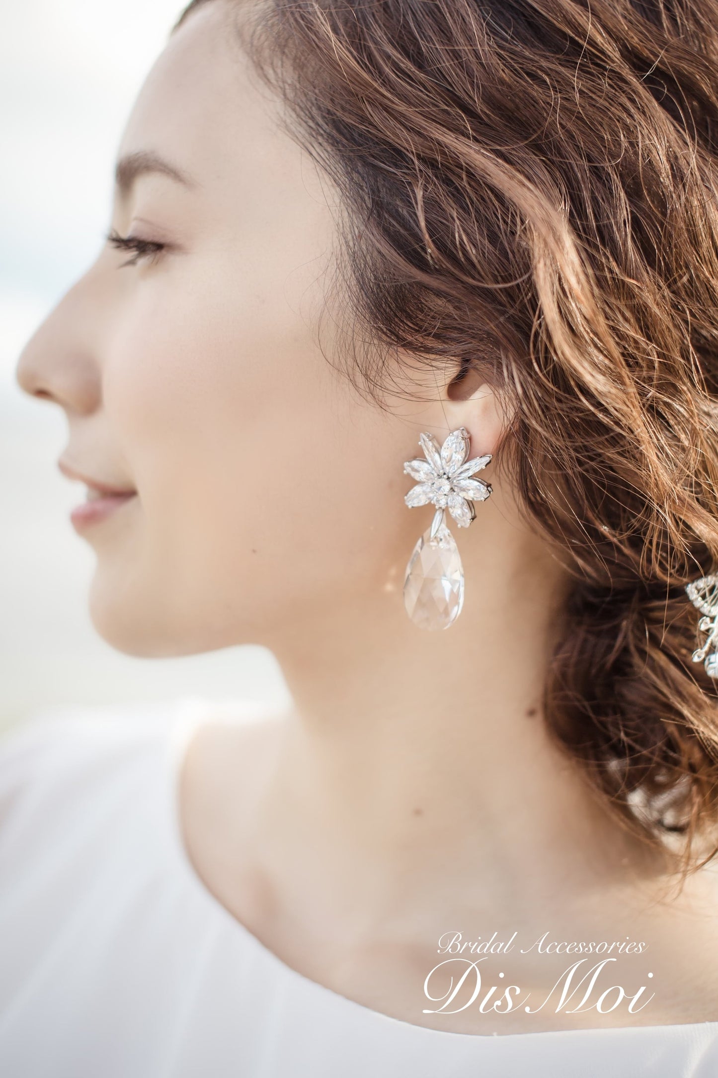 【ピアス・イヤリング】スワロフスキー×ジルコニアピアス/イヤリング ~ブライダルピアス/イヤリング~ ≪SZP-07/SZE-07≫ 【結婚式 ピアス イヤリング】