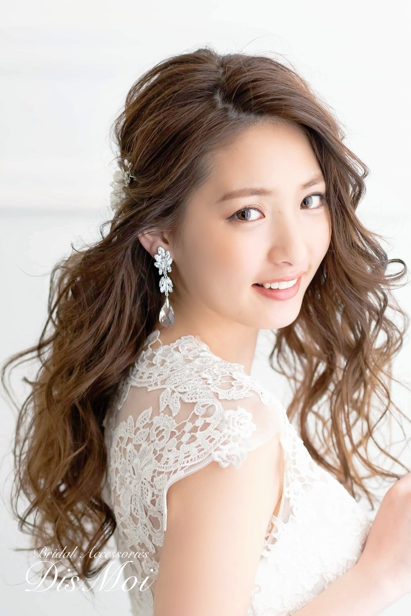 【ピアス・イヤリング】スワロフスキー×ジルコニアピアス/イヤリング ≪SZP-08/SZE-08≫ 【結婚式 ピアス イヤリング】