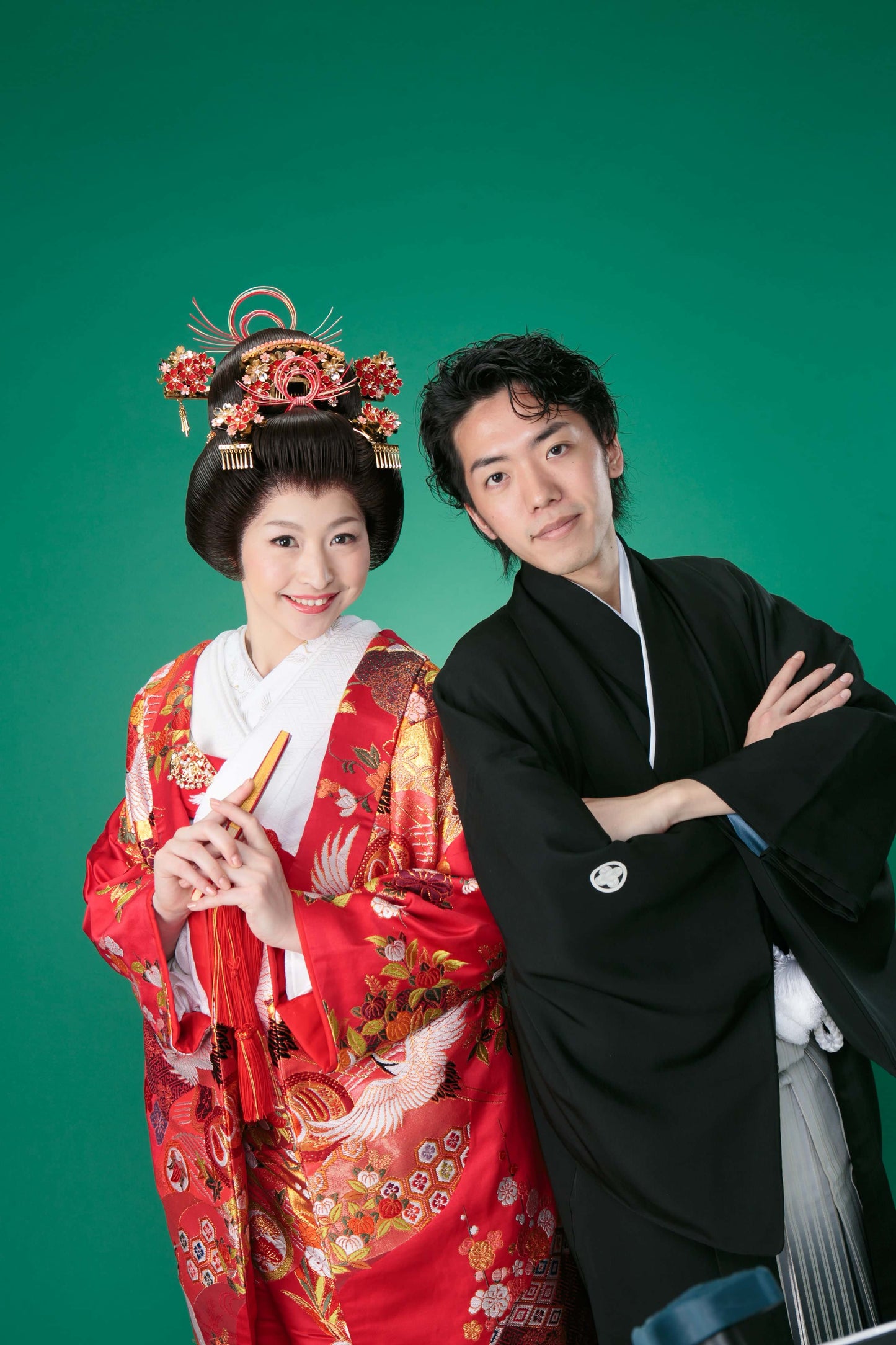 【和装1着】新郎新婦着付けセット 【結婚式 ヘアメイク 和装着付け】
