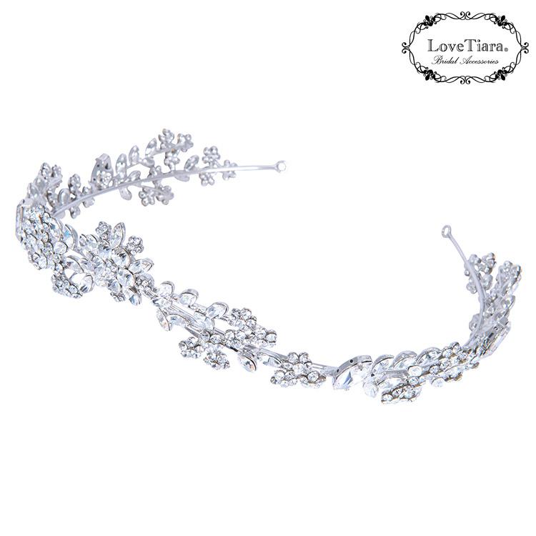 ブルームクラウンティアラ&ピアスセット（T-109p）