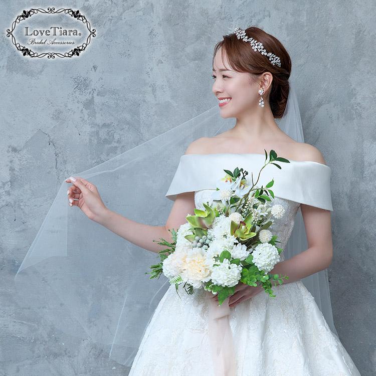 ブルームクラウンティアラ&ピアスセット（T-109p）