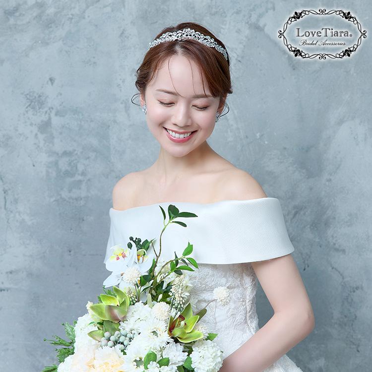 リトルガーデンティアラ【結婚式 ヘアアクセサリー】（T-112）
