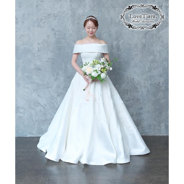 リトルガーデンティアラ【結婚式 ヘアアクセサリー】（T-112）