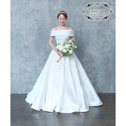 リトルガーデンティアラ【結婚式 ヘアアクセサリー】（T-112）
