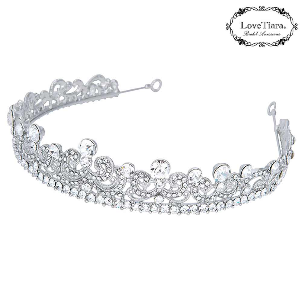 ヴィクトリアティアラ【結婚式 ヘアアクセサリー】（T-113） – 結婚式
