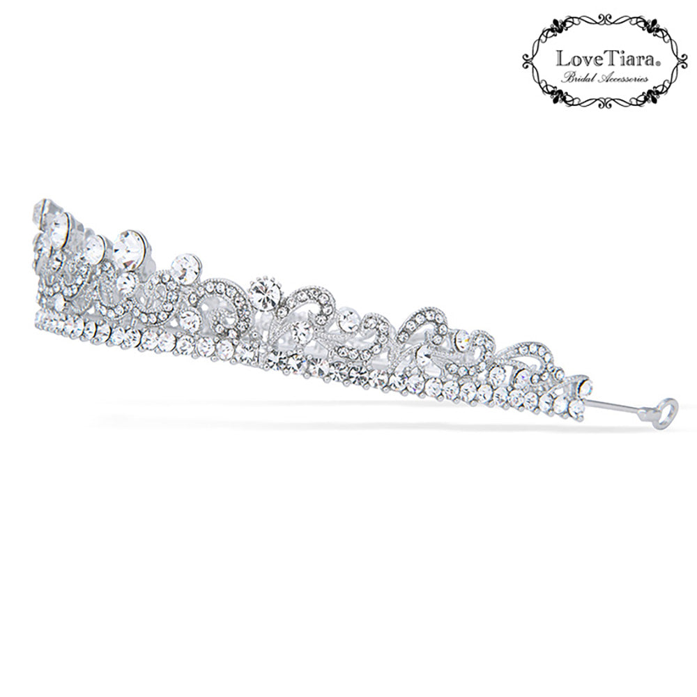 ヴィクトリアティアラ【結婚式 ヘアアクセサリー】（T-113）