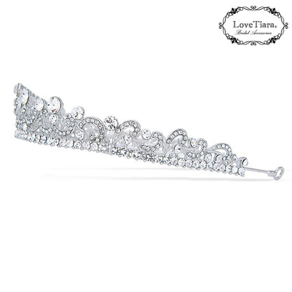 ヴィクトリアティアラ【結婚式 ヘアアクセサリー】（T-113）