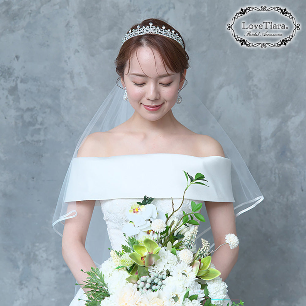 ヴィクトリアティアラ【結婚式 ヘアアクセサリー】（T-113）
