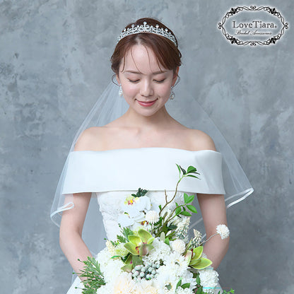 ヴィクトリアティアラ【結婚式 ヘアアクセサリー】（T-113）
