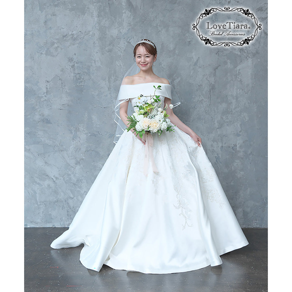 ヴィクトリアティアラ【結婚式 ヘアアクセサリー】（T-113） – 結婚式