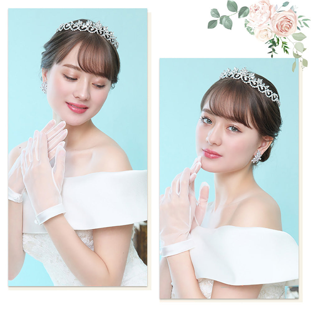 【 Netflixドラマ FirstLove初恋 協賛】オデッサティアラ【結婚式 ヘアアクセサリー】（T-35）
