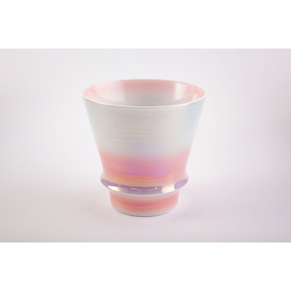 【有田焼 其泉】焼酎グラス オーロラピンク 【結婚式 ギフト 引き出物 食器類】