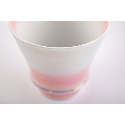 【有田焼 其泉】焼酎グラス オーロラピンク 【結婚式 ギフト 引き出物 食器類】