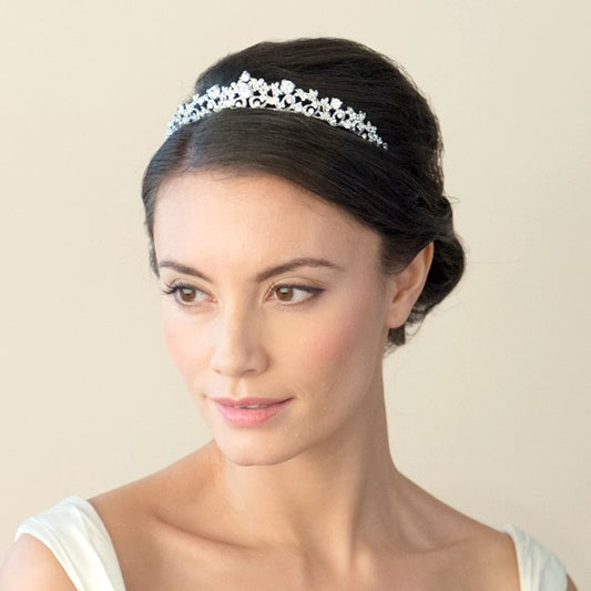 【3泊4日】Ivory & Co. Clementine クレメンタインティアラ 【結婚式 ヘアアクセサリー レンタル】