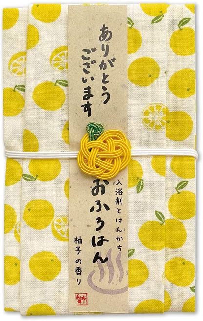和布華 おふろはん 入浴剤 ハン カチ アソート 10点セット プチ ギフト お配り 心ばかり 御礼 退 職 景品 ご挨拶 入学祝い メッセ ージ 【結婚式 プチギフト 雑貨】