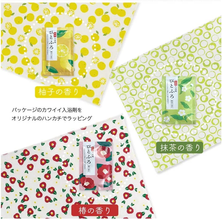 和布華 おふろはん 入浴剤 ハン カチ アソート 10点セット プチ ギフト お配り 心ばかり 御礼 退 職 景品 ご挨拶 入学祝い メッセ ージ 【結婚式 プチギフト 雑貨】