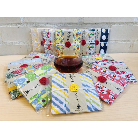 和布華 はんかてぃ〜 紅茶 と ハンカチ のプチギフト アソート 10点セット 【結婚式 プチギフト 飲み物】
