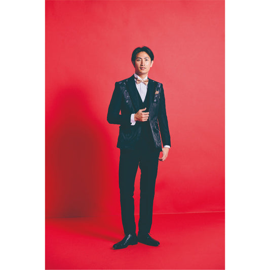 タキシードセット【グレー/カモフラ】 【結婚式 タキシード レンタル】