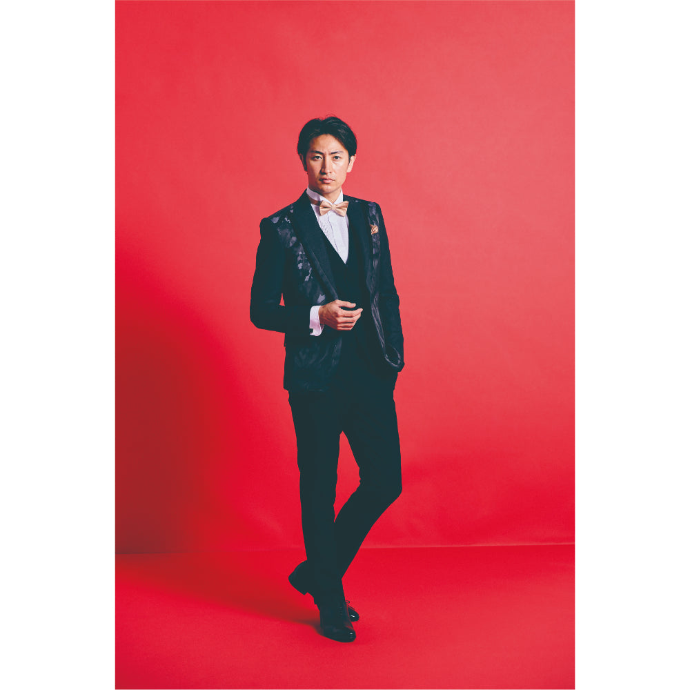 タキシードセット【グレー/カモフラ】 【結婚式 タキシード レンタル】
