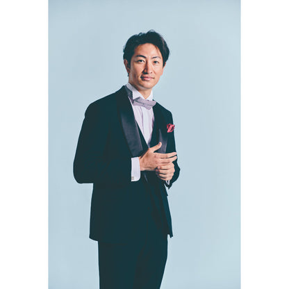 タキシード3点(ジャケット・ベスト・パンツ)セット【ブラック/無地】 【結婚式 タキシード レンタル】