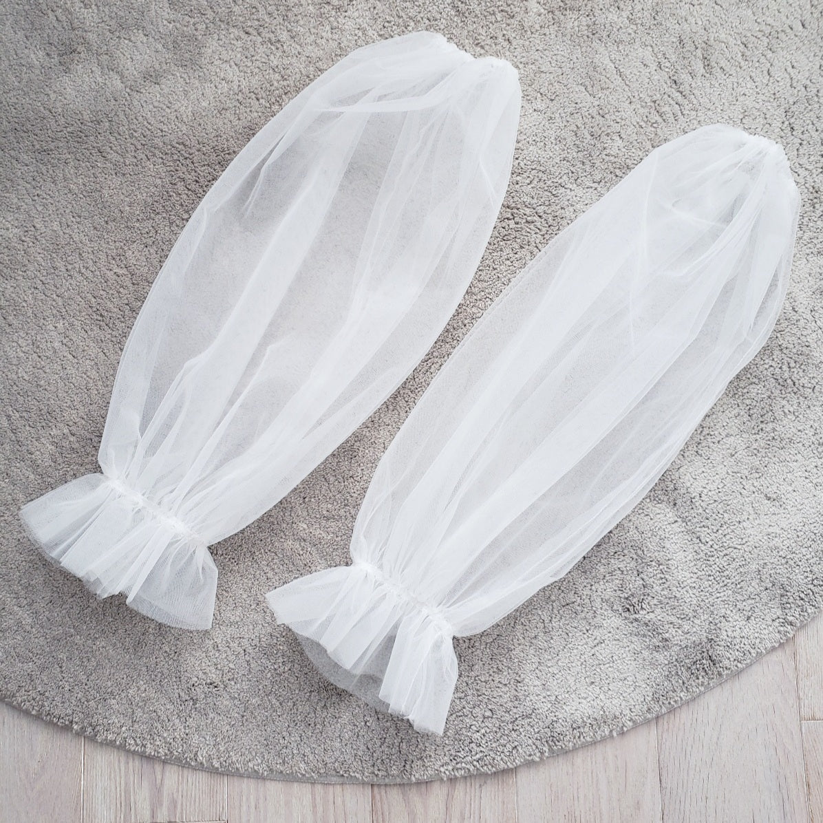 ウェディングドレスつけ袖(ロング) 【結婚式 ドレス小物 レンタル】