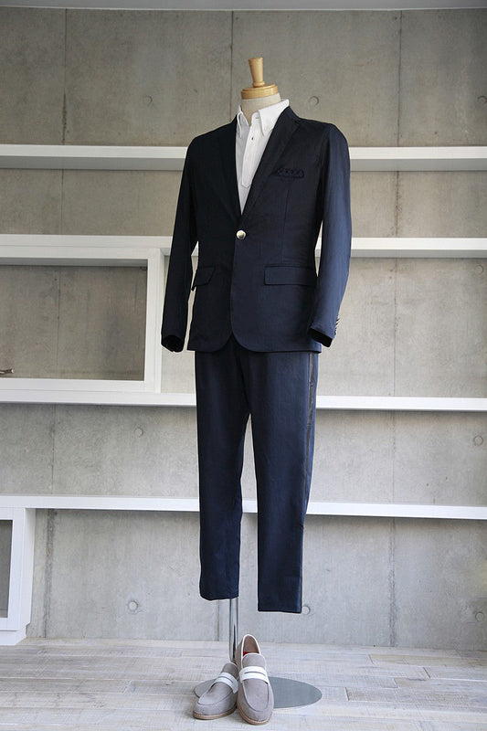 撥水タキシード ネイビー (ロングパンツ)