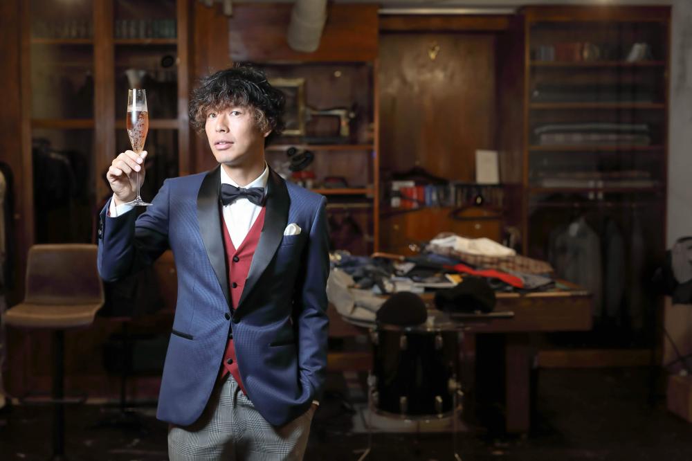 GUCCI バーガンディ タキシードジャケット　成人式　結婚式 The My Way オーダータキシード広島店 【結婚式 タキシード オーダー